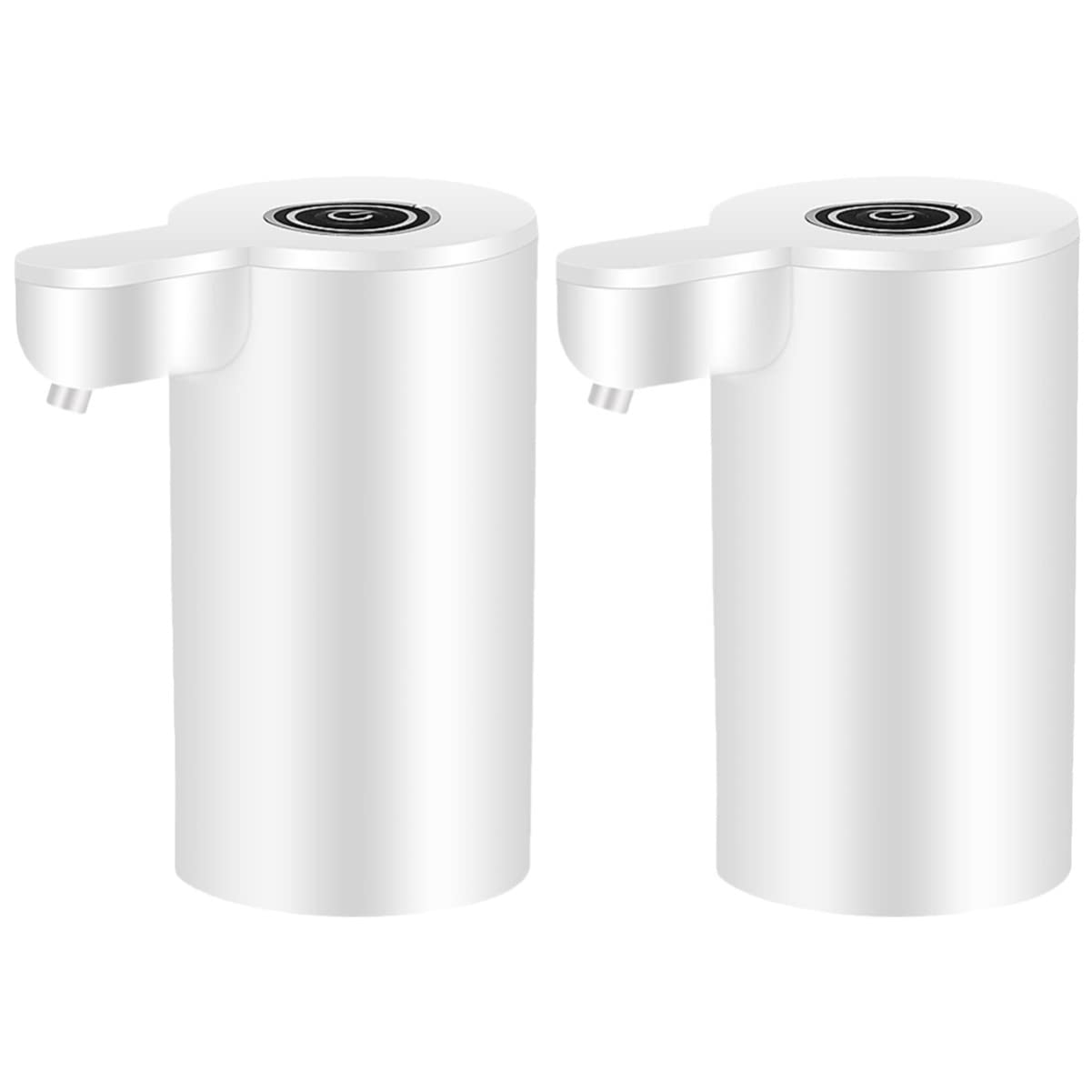VALICLUD 2-Pack Electric Water Bottle Pump - Universal USB Rechargeable Water Dispenser Pump for 5 Gallon Jugs - Perfect for Home, Office, Camping & Outdoor Use