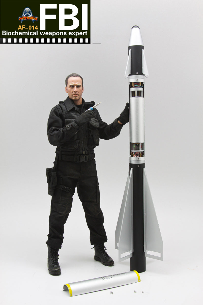 1/6 Scale FBI Biochemical Weapons Expert Action Figure - Highly Detailed Collectible Art Figure for Display & Diorama Scenes