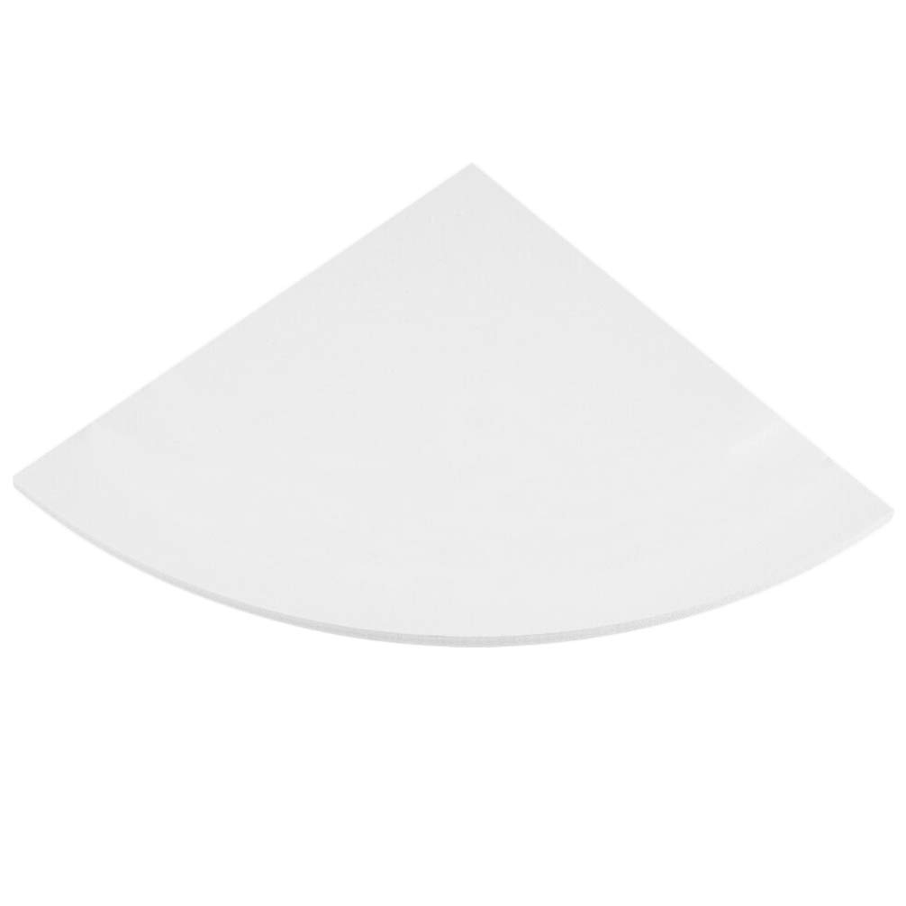 Yardwe Round Corner Floating Shelf - 25cm Wall Mounted Storage Shelf for Bedroom, Office & Home Decor | Space-Saving Hanging Shelves for Books, Plants & Decorative Items