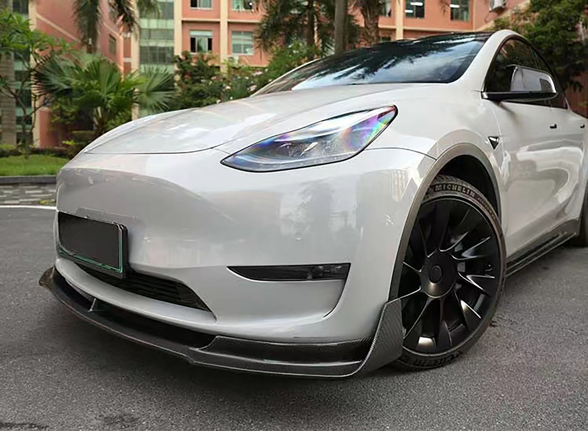 Premium Carbon Fiber Side Skirts for Tesla Model Y - High Performance Aero Kit (Matte/Glossy Finish) | Enhance Style & Aerodynamics for Your Electric Vehicle | Perfect for Car Enthusiasts & Performance Upgrades