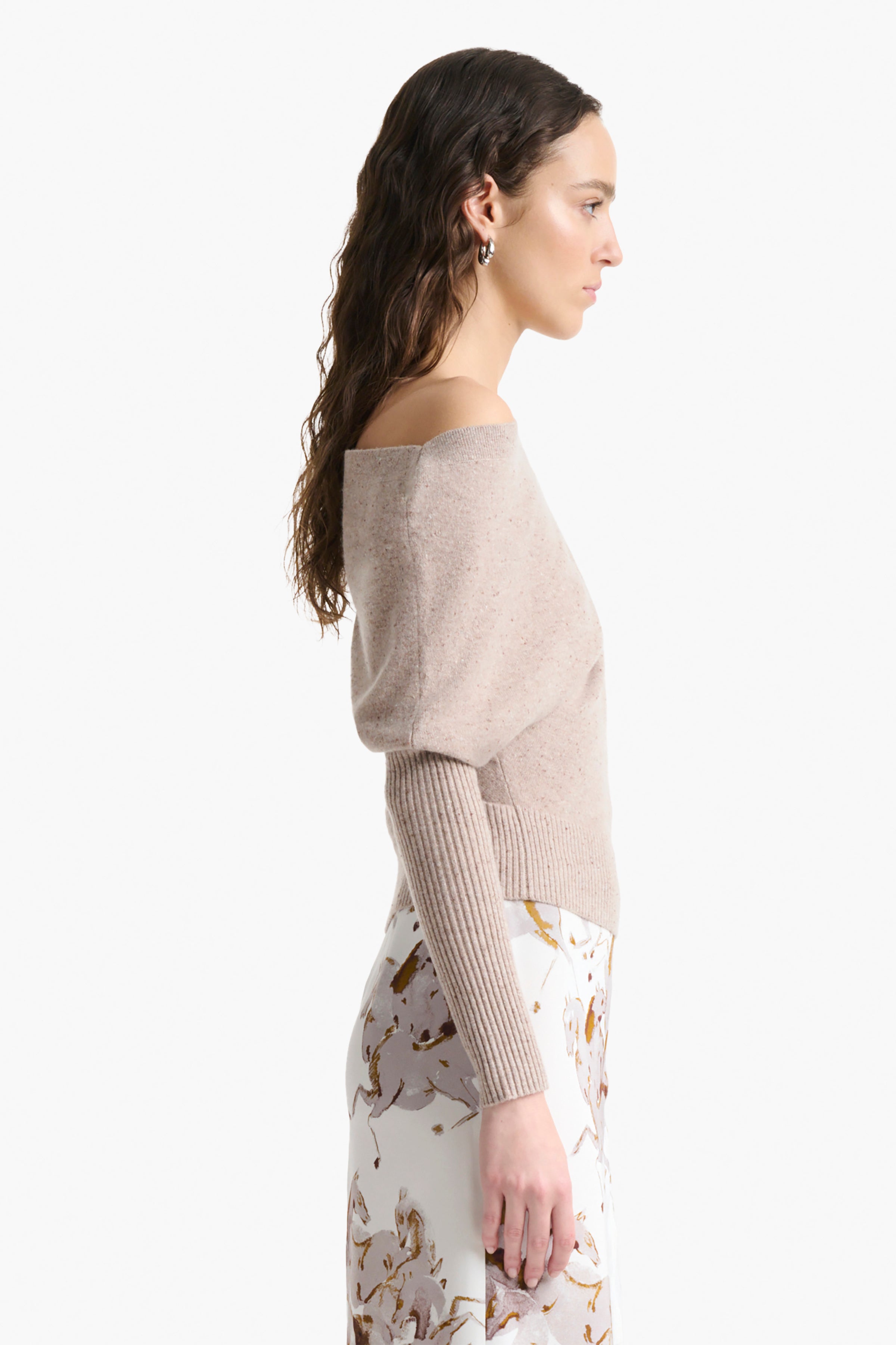 Paxi Sweater Nimbus Melange - Soft Knit Pullover for Women | Cozy Winter Fashion | Perfect for Casual Wear, Office & Date Nights