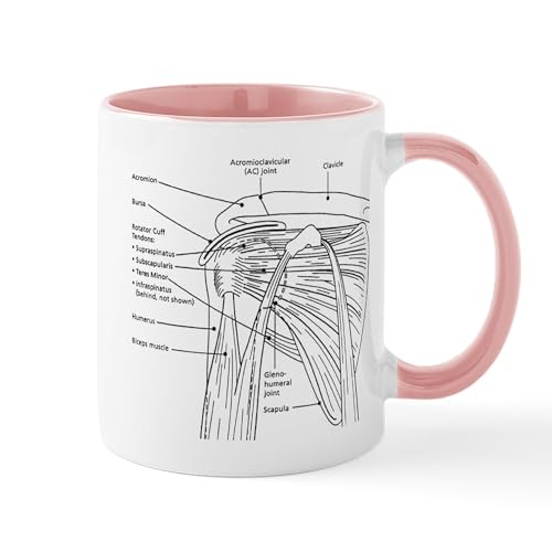 White/Pink Inside - Shoulder Joint Mug