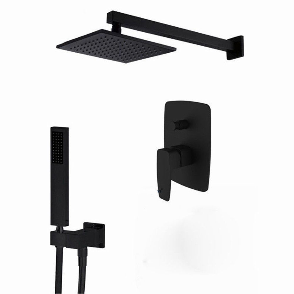 2-Way Bathroom Shower Faucet System with 8