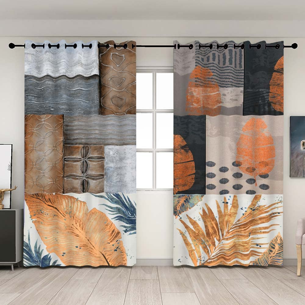 Abstract Window Valance Curtains 42x63