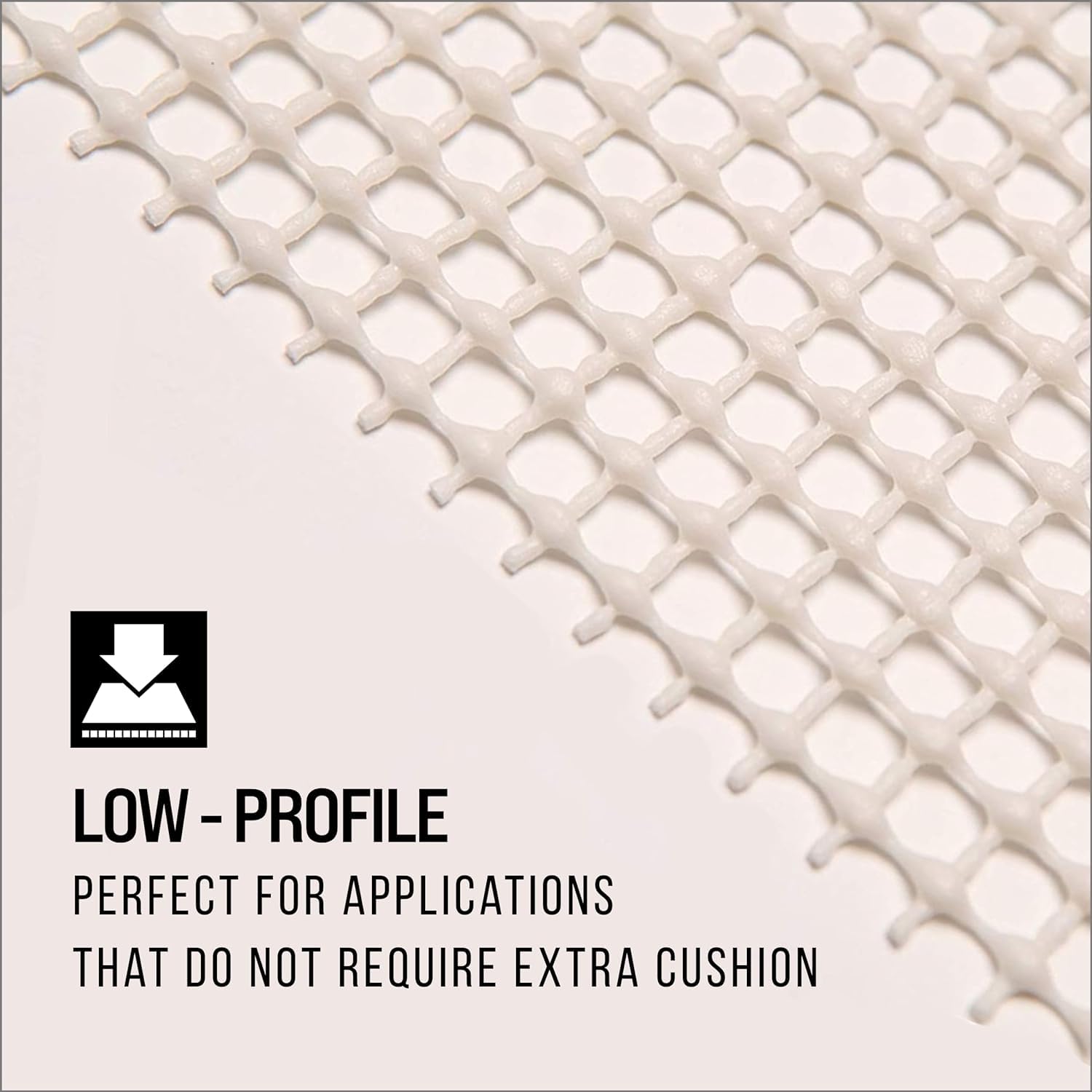 Slip-Stop Ultra Grip Low-Profile Non-Slip Rug Pad for Hardwood Floors - 12x18 ft Area Rug & Runner Rug Underlay - Perfect for Living Room, Bedroom & High Traffic Areas