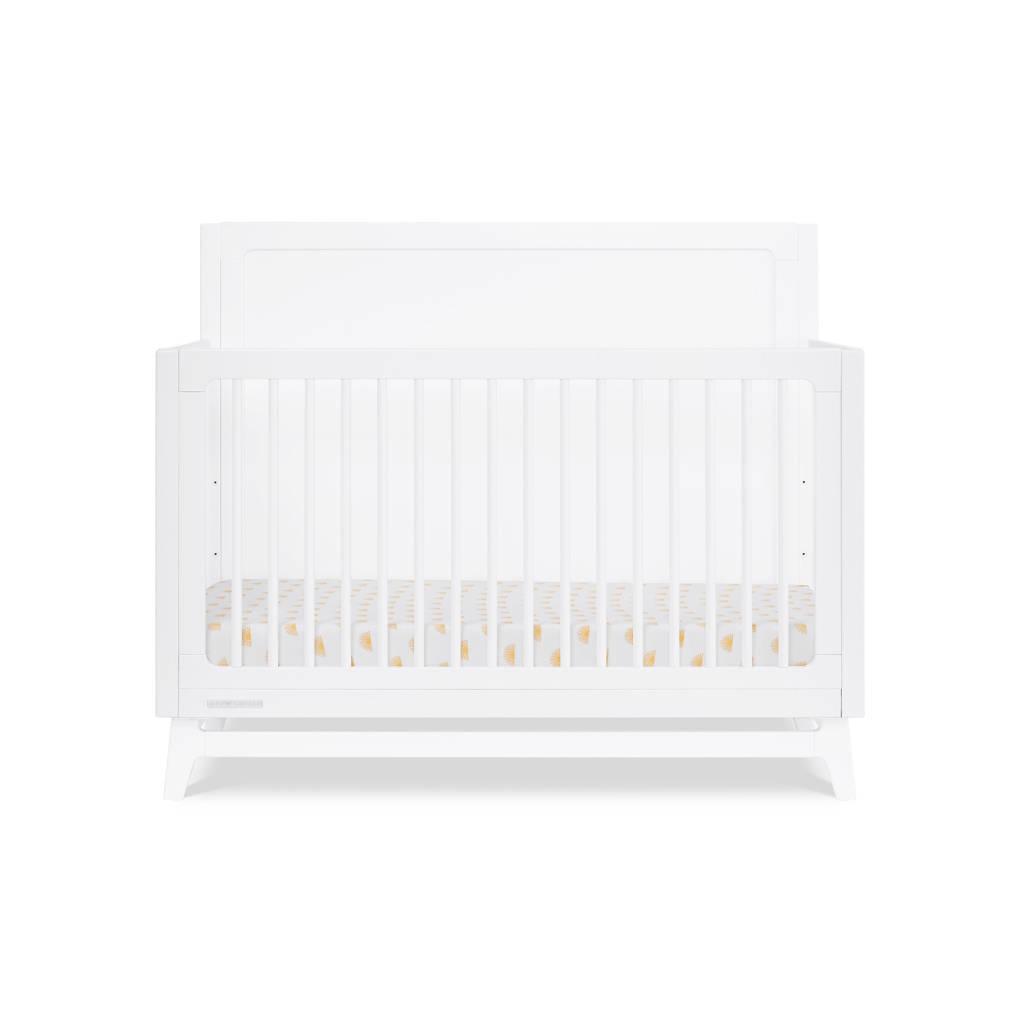 Convertible 6-in-1 Baby Crib by Spencer - Nursery Furniture That Grows with Your Child from Newborn to Toddler Bed