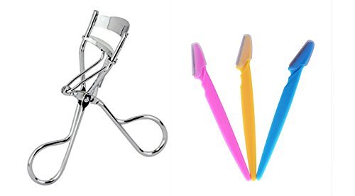 Eyebrow Trimmer With Eyelash Curler