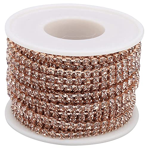 Rose Gold Glass Claw Chain - Durable DIY Jewelry Making Supplies for Necklaces, Bracelets & Gifts (Perfect for Friends & Family) | Crafting, Jewelry Design & Gift-Giving Scenes