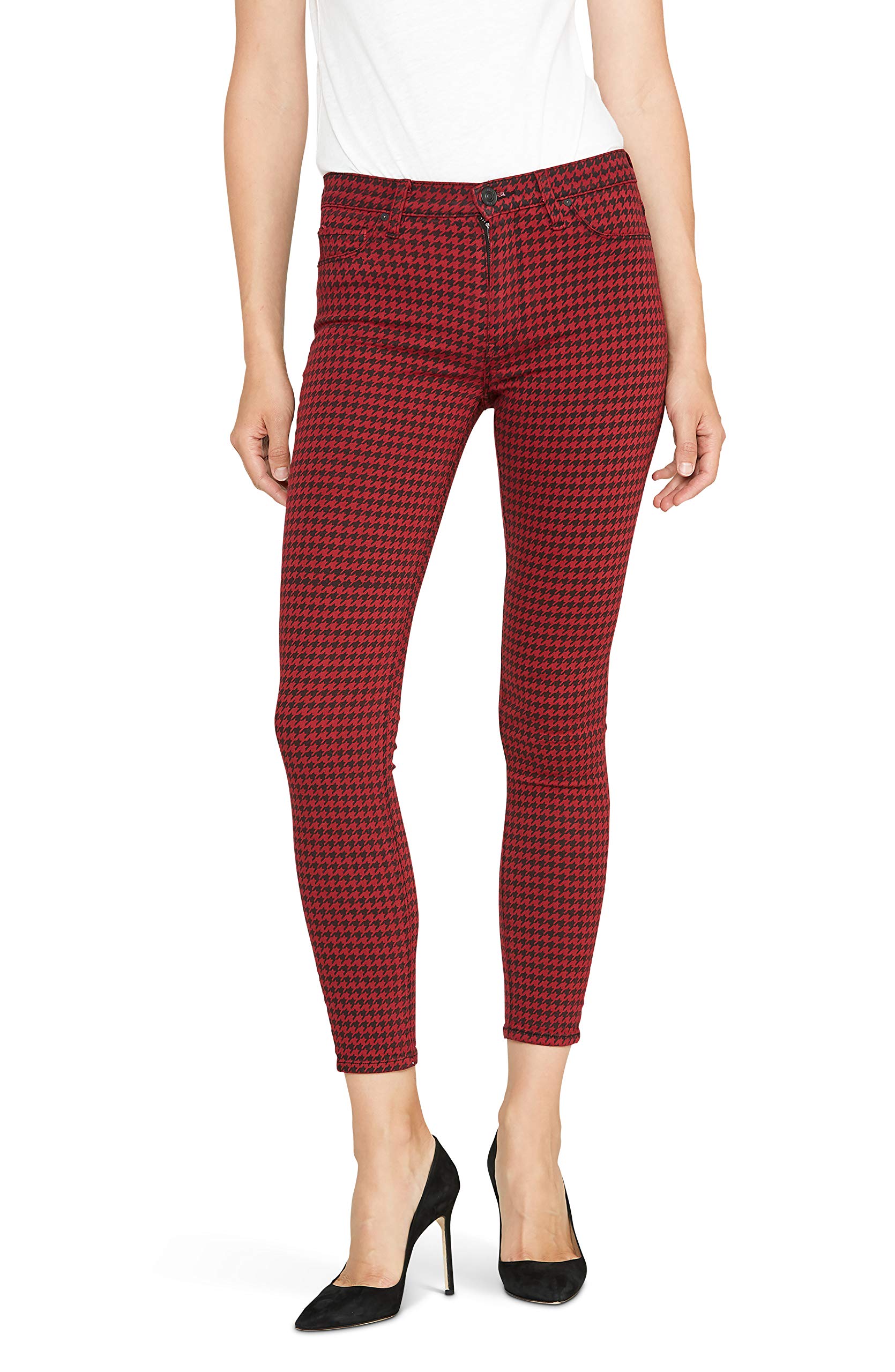 HUDSON Women's Barbara High Rise Super Skinny Ankle Jeans - Stretch Denim Pants for Women, Slim Fit Skinny Jeans with Ankle Length - Perfect for Casual Wear, Office & Night Out