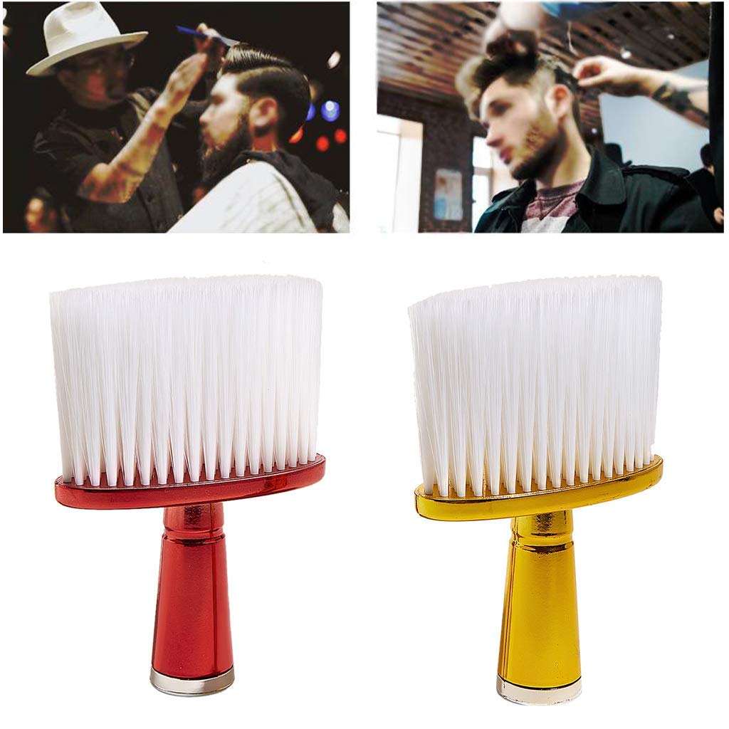 Professional Doberyl Barber Neck Duster Brush - Soft Hair Cutting & Neck Cleaning Brush for Salon & Home Use - Perfect for Removing Hair Clippings After Haircuts & Grooming