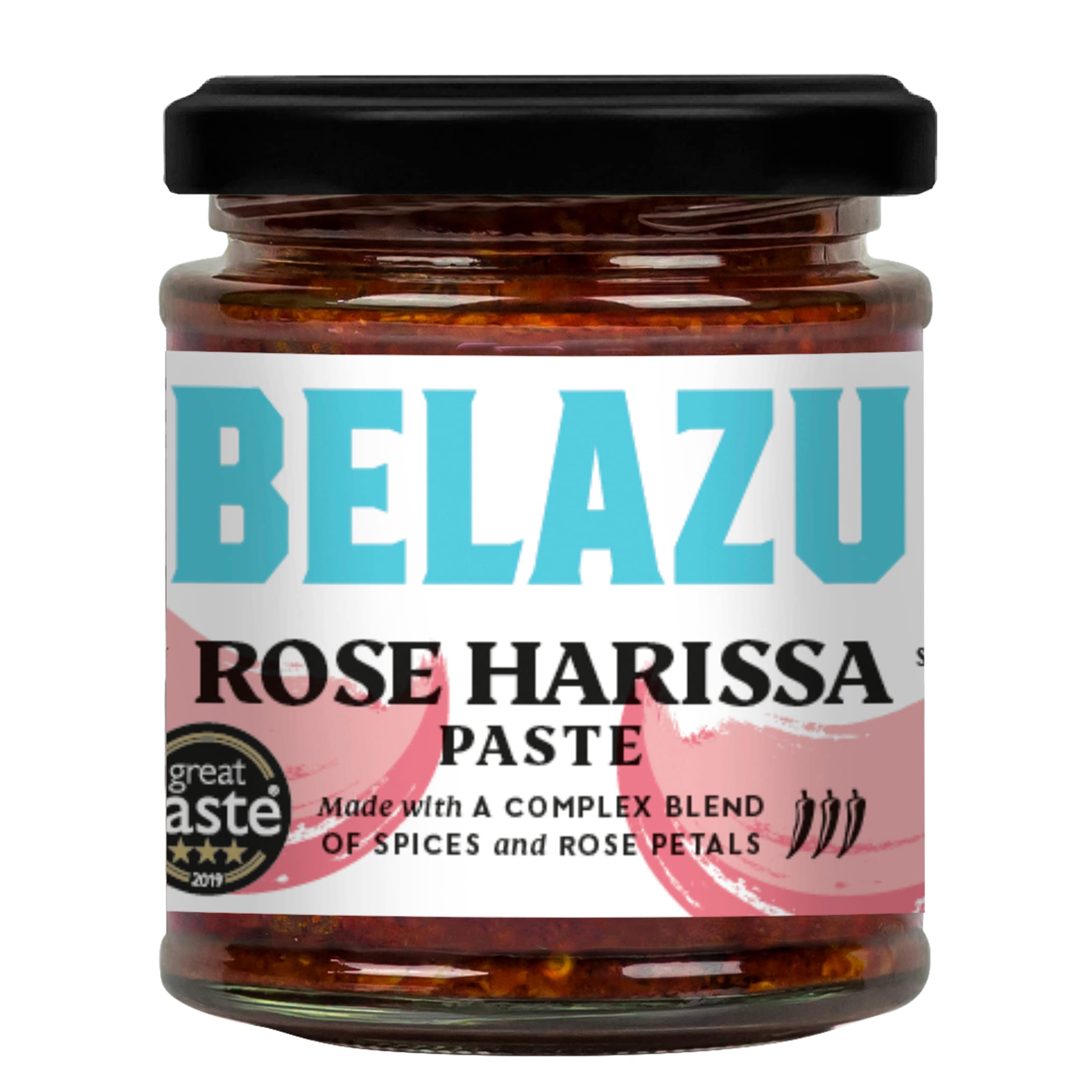 Belazu Rose Harissa 170g - Pack of 2 | Premium Spicy Moroccan Chili Paste | Perfect for Tagines, Grilling, Roasting & Middle Eastern Cuisine