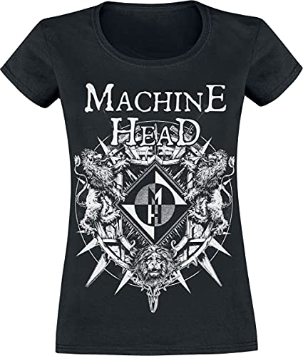 Machine Head Ladies Tee: Bloodstone Graphic T-Shirt for Women | Vintage Rock Band Merch | Casual Wear & Concert Outfits