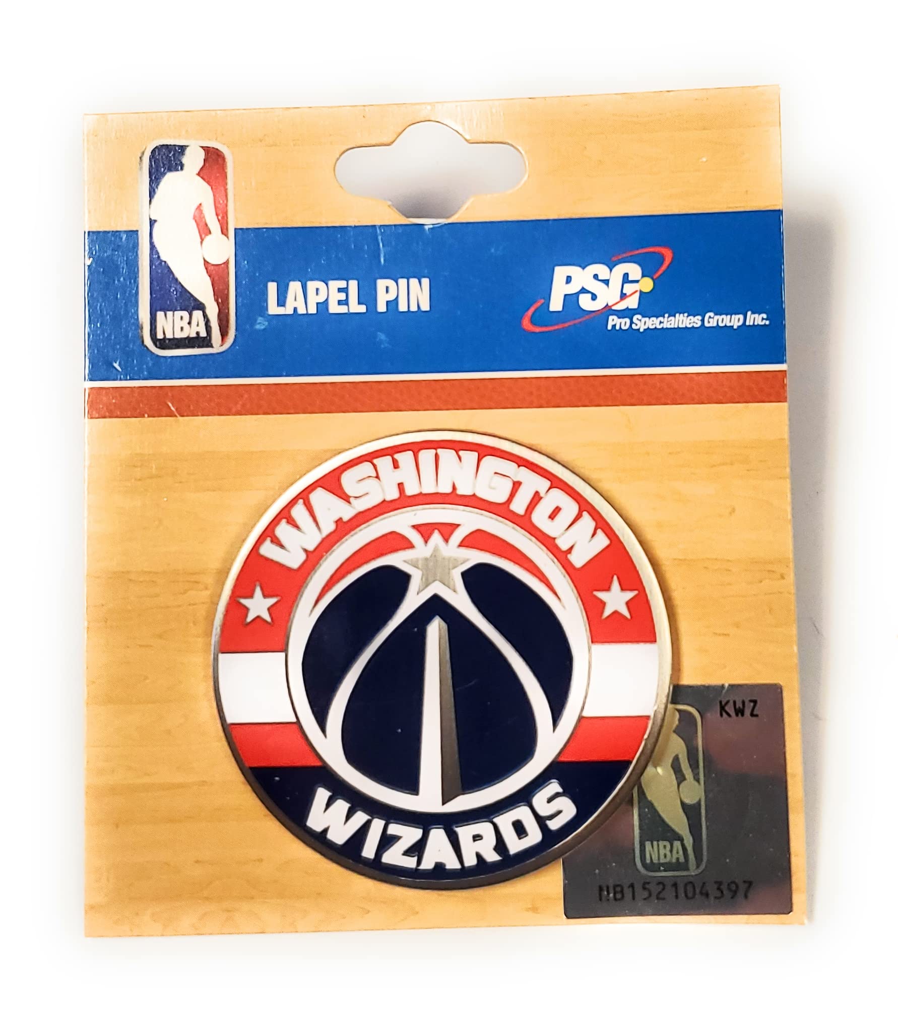 Washington Wizards NBA Basketball Team Metal Hat Lapel Pin - Officially Licensed Collectible for Fans, Games & Events - Perfect for Jerseys, Caps & Gifts