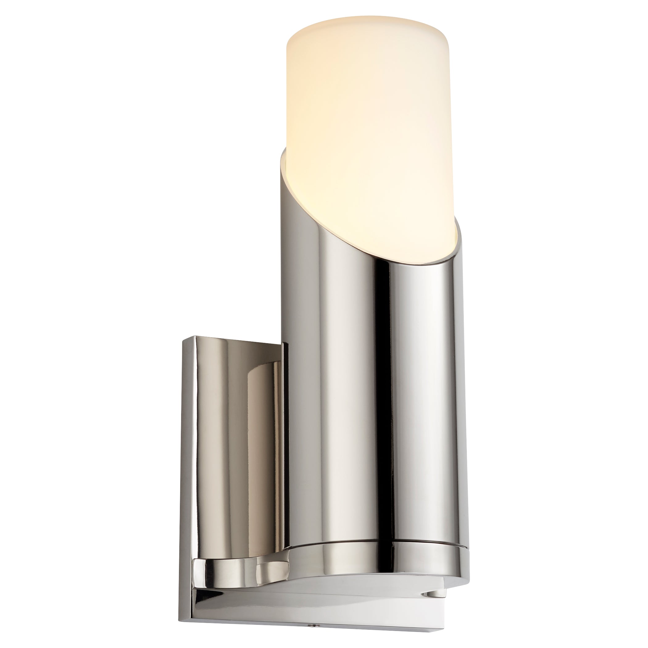 Oxygen Ellipse 3 567 120 Sconces in Polished Nickel - Modern Wall Lighting for Living Room, Bedroom & Hallway Décor