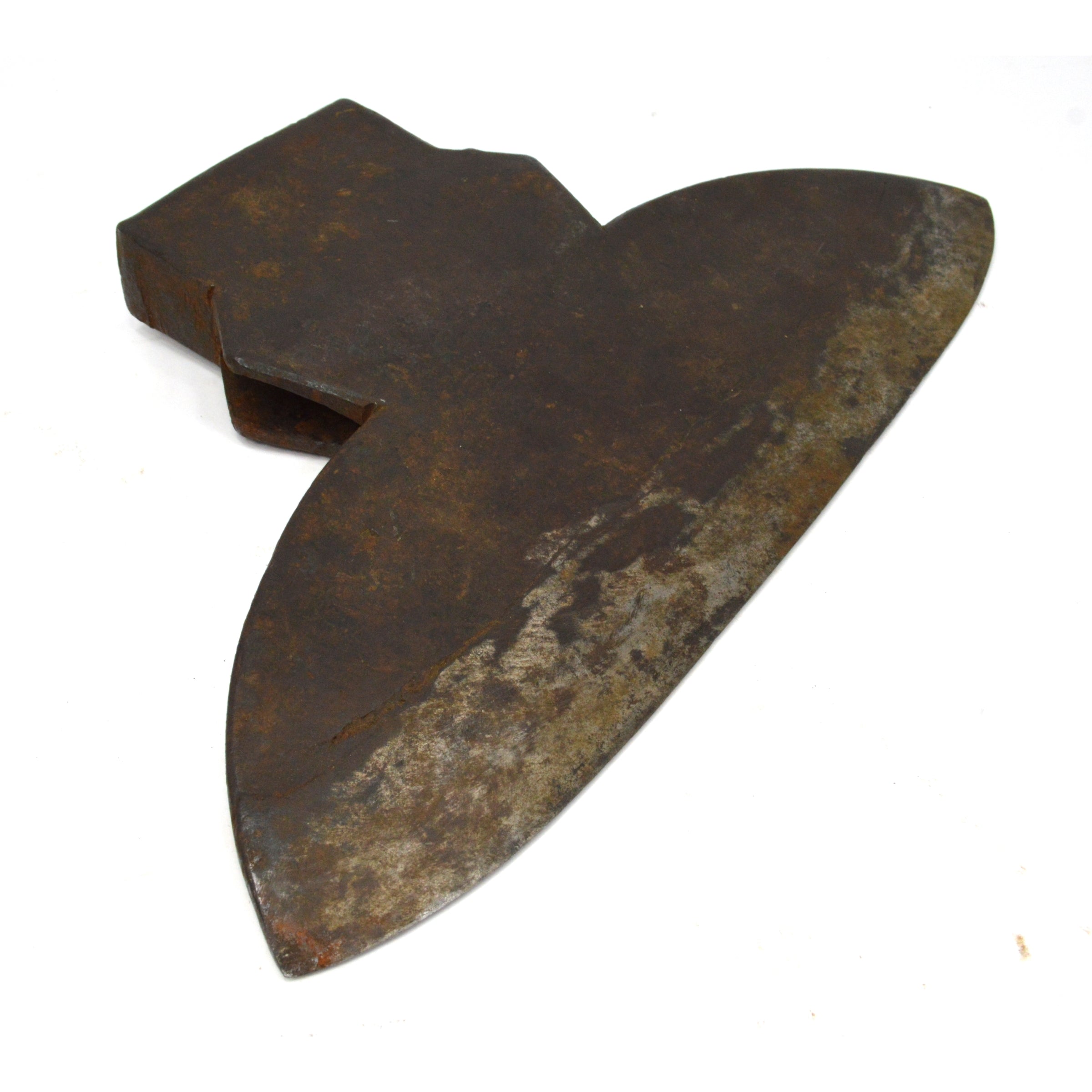 Vintage Broad Hewing Axe with Partial Makers Mark - Michigan Pattern 13