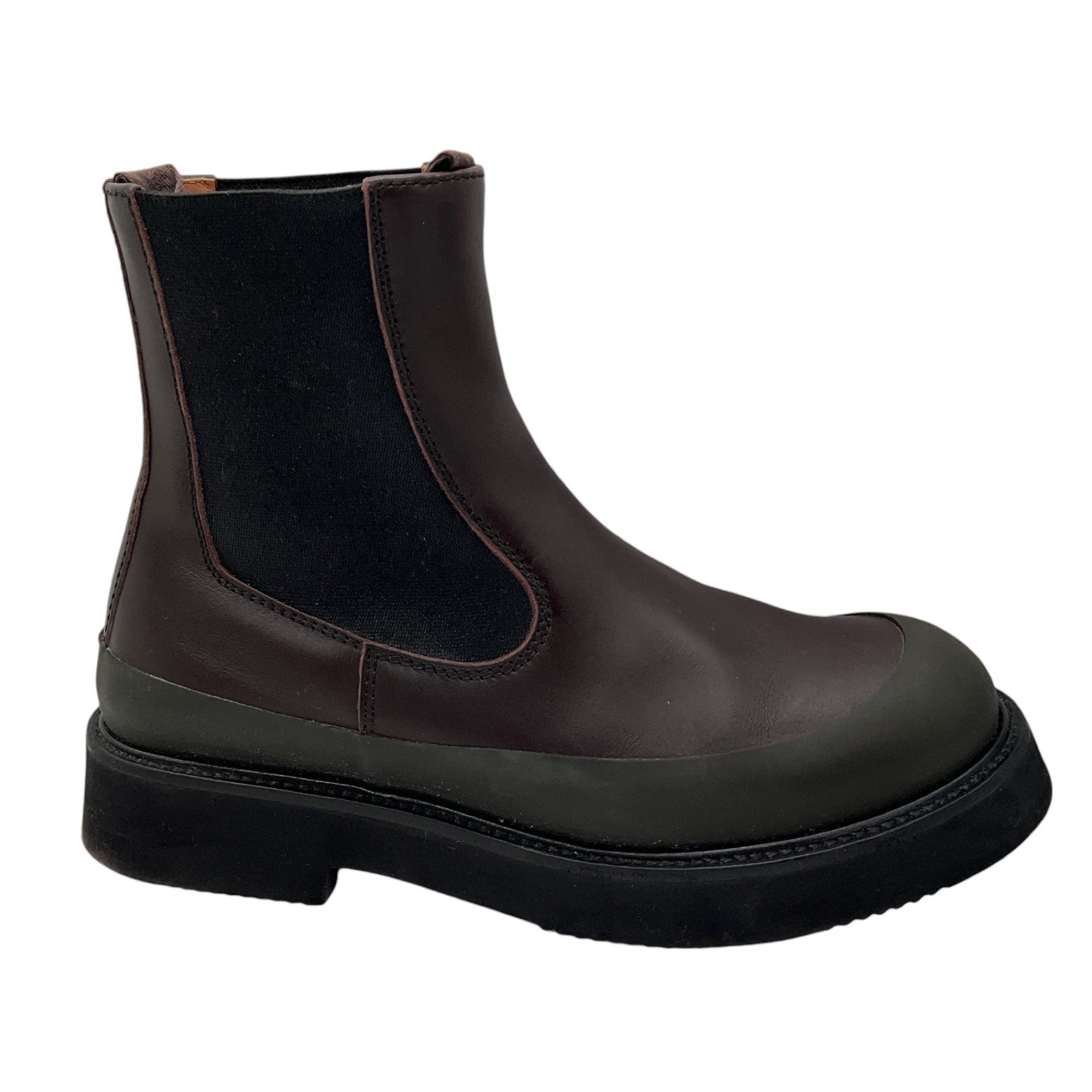 Celine Brown Pull On Leather Boots for Women - Comfortable Ankle Boots with Side Zipper - Perfect for Fall, Winter & Casual Outfits