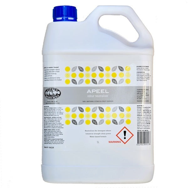 Apeel Odour Neutralizer for Home & Kitchen - Citrus Scented Air Freshener Eliminates Bad Smells - Perfect for Garbage Cans, Refrigerators, Pet Areas & Bathrooms