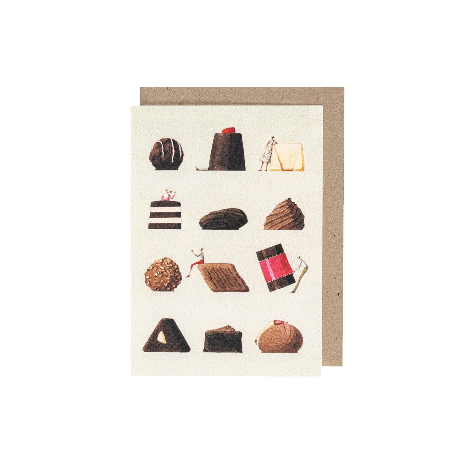 Premium Handmade Chocolates with Elegant Greeting Card - Perfect for Birthdays, Anniversaries & Valentine's Day Gifts