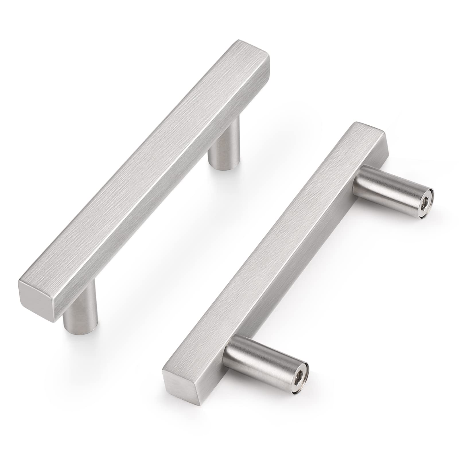 12 Pack Brushed Nickel Cabinet Handles - 3