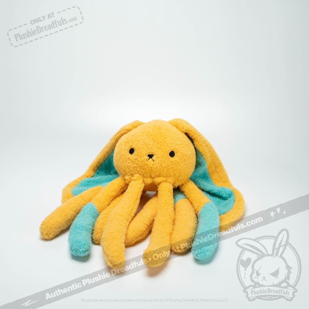 Plushie Dreadfuls Sensory Processing Disorder Jellyfish Rabbit Stuffed Animal - Soft Anxiety Relief Toy for Kids & Adults, Perfect for Therapy, Calming Sensory Needs and Emotional Support