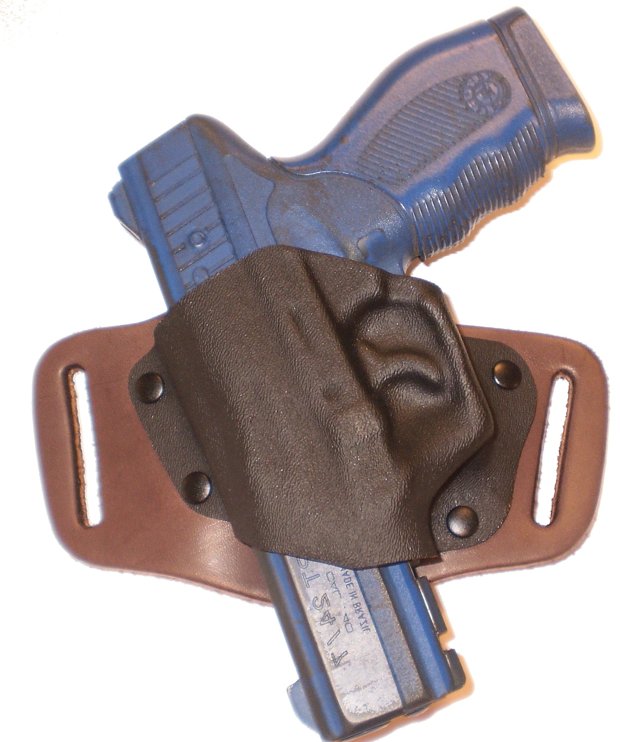 Ruger LC9 OWB Left Hand Brown Leather Gun Holster - Quick Draw Slide for Concealed Carry & Outdoor Shooting | Perfect for Hunting, Range Training & Self Defense