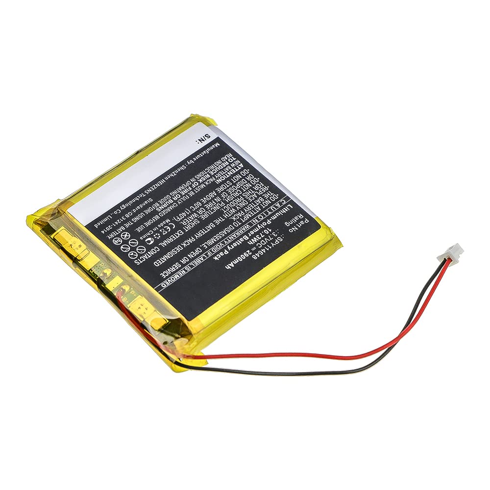Synergy Digital Camera Battery 3.7V 2900mAh Li-Polymer Replacement for SPY114648 - Perfect for Travel, Photography & Outdoor Adventures