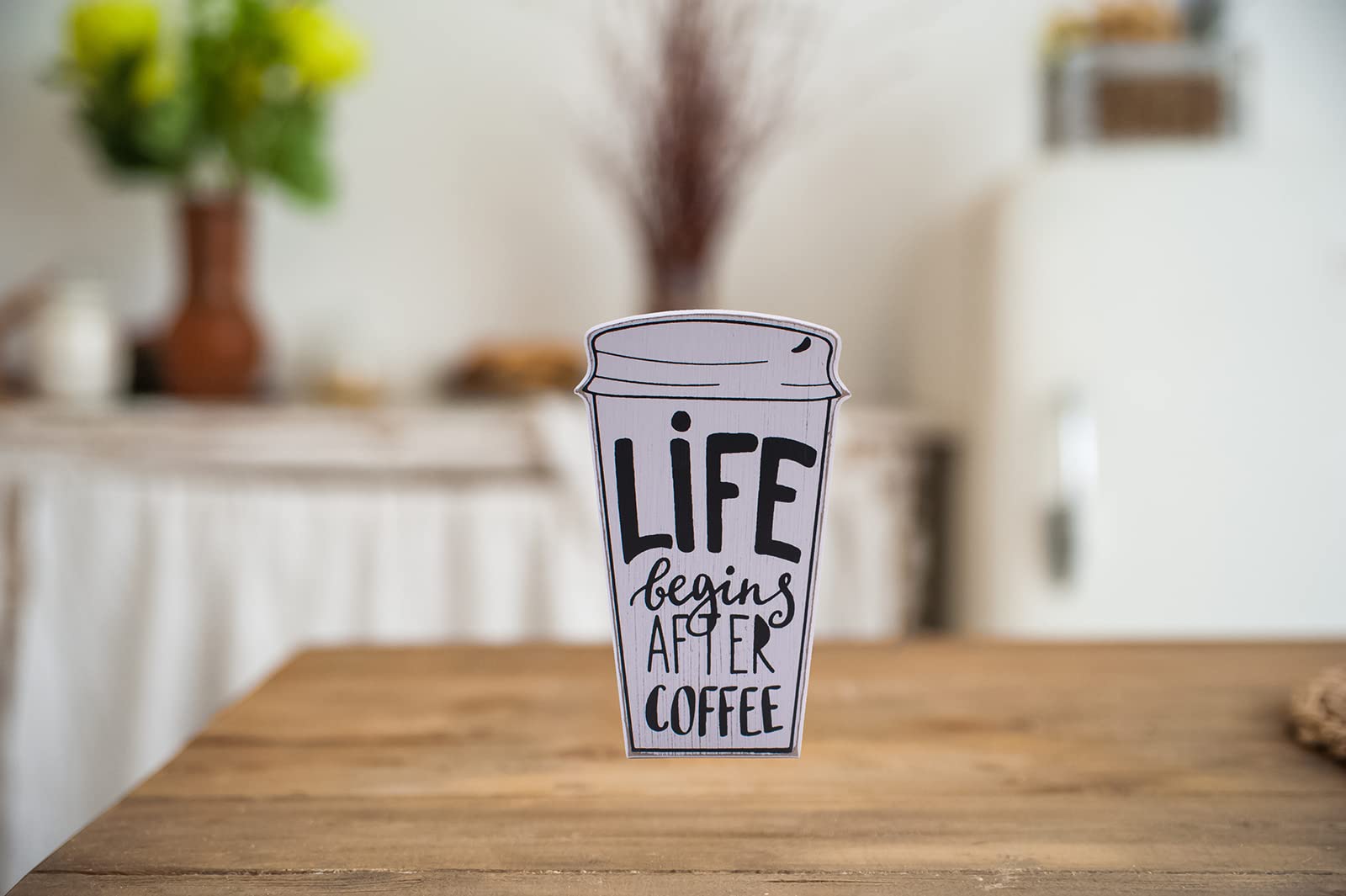 Rustic Wooden Coffee Lover Sign - 5