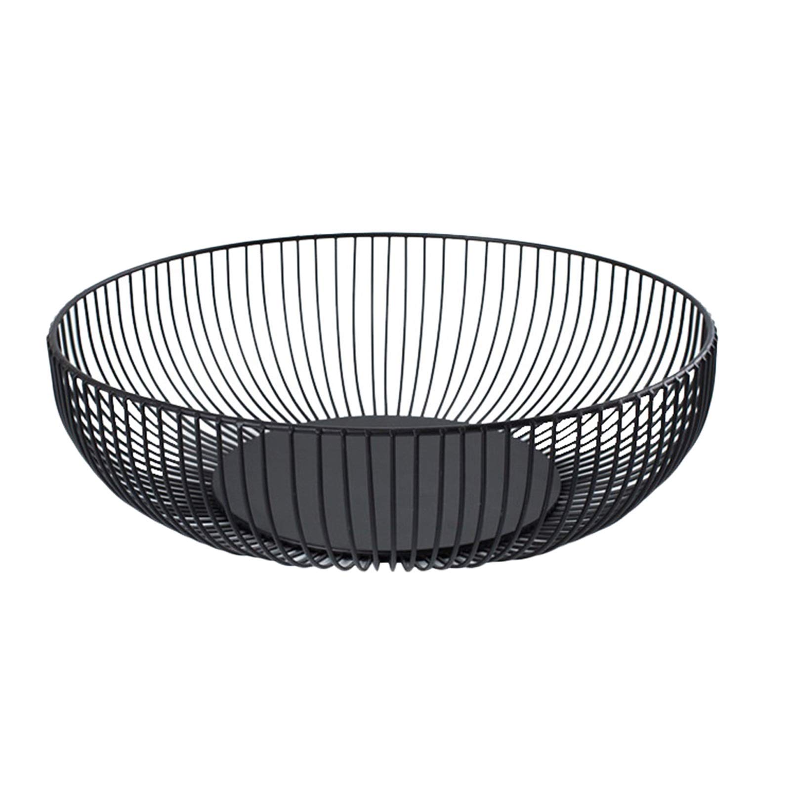 Stainless Steel Fruit Basket with Drain Holes - Kitchen Storage Organizer for Fruits, Vegetables, Snacks - Perfect for Countertop, Pantry, and Dining Table Use