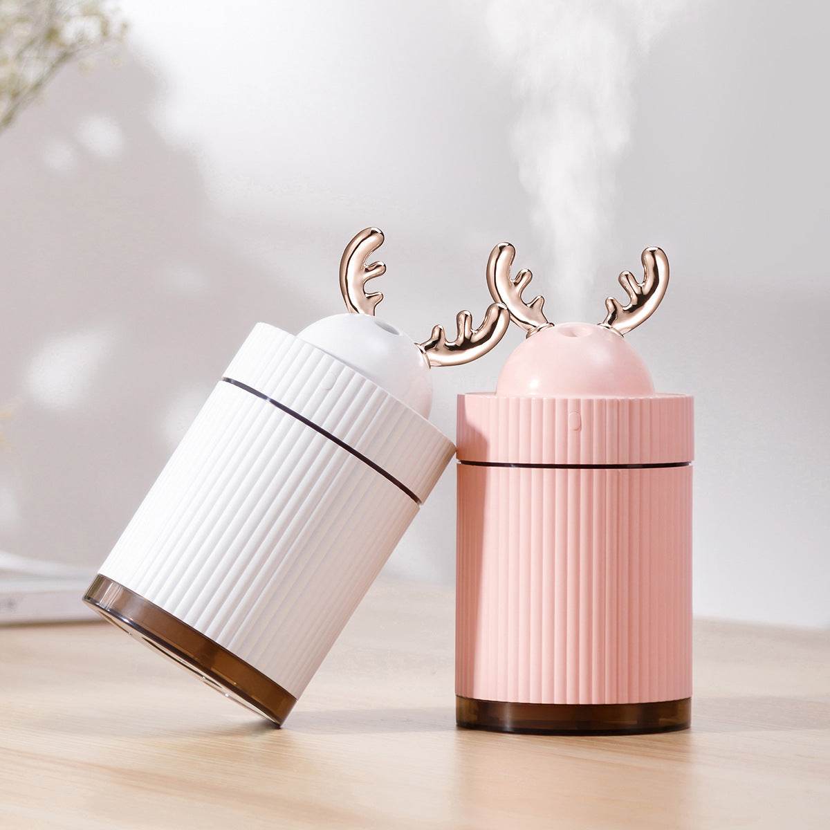 Cute Kawaii Humidifier & Essential Oil Diffuser - Portable Air Mister for Home, Office, Nursery & Yoga Studio | Quiet Ultrasonic Cool Mist Humidifier for Dry Skin, Allergies & Better Sleep