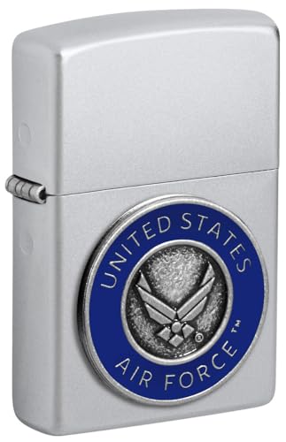 Satin Chrome Air Force Emblem