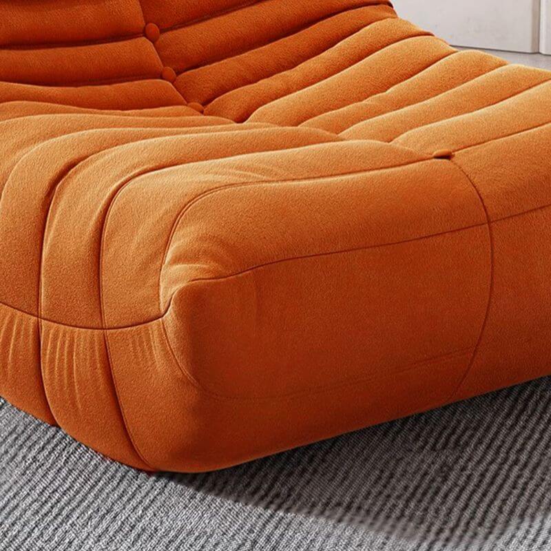 Soft Microfiber Striped Sponge Bean Bag Lounger Chair - Comfortable & Stylish Seating for Women 35-40 - Perfect for Living Room, Bedroom or Dorm Relaxation