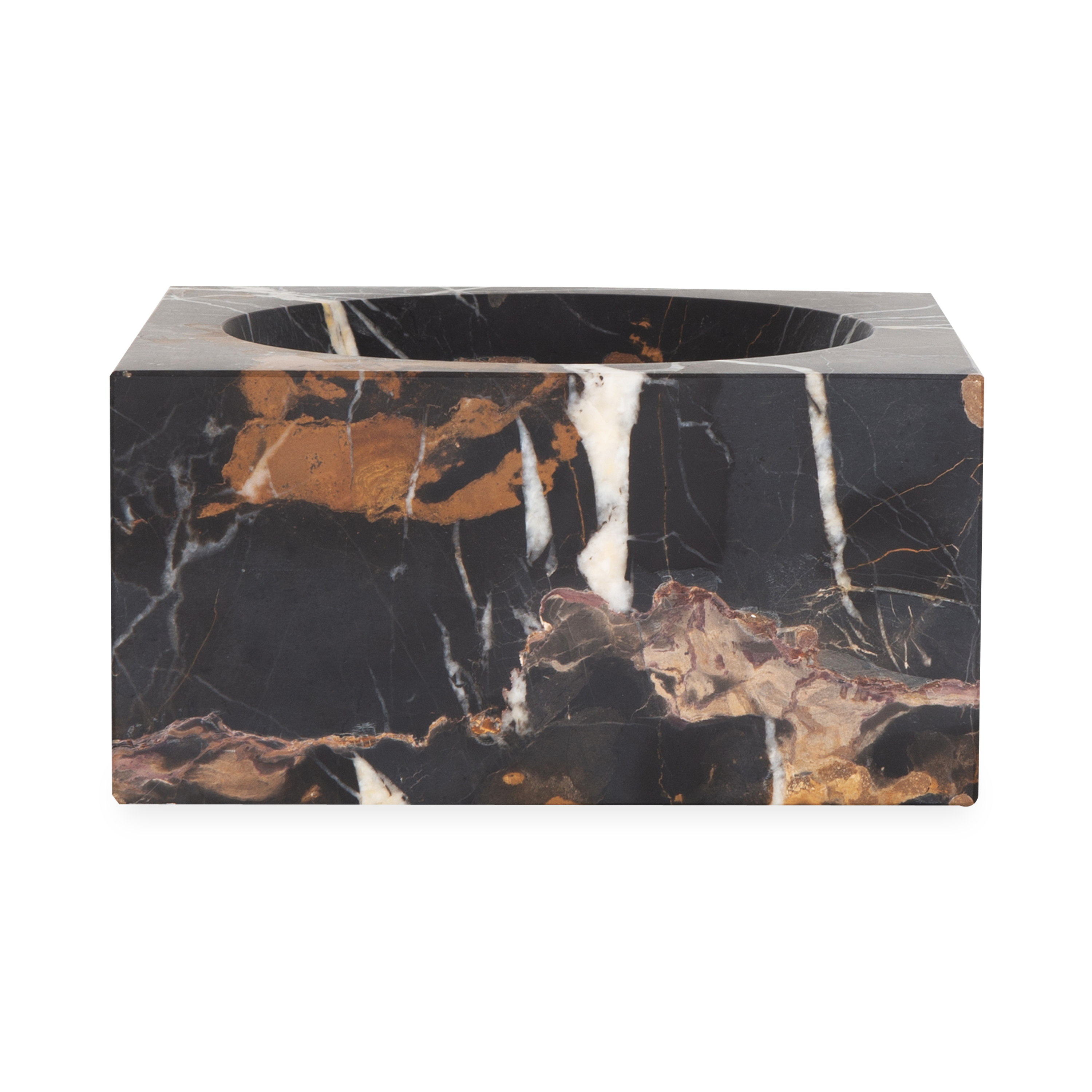 Elegant Marble Square Bowl - Handcrafted Stone Serving Dish for Fruits, Nuts & Decor | Perfect for Dining Table Centerpiece, Wedding Gift & Home Decor