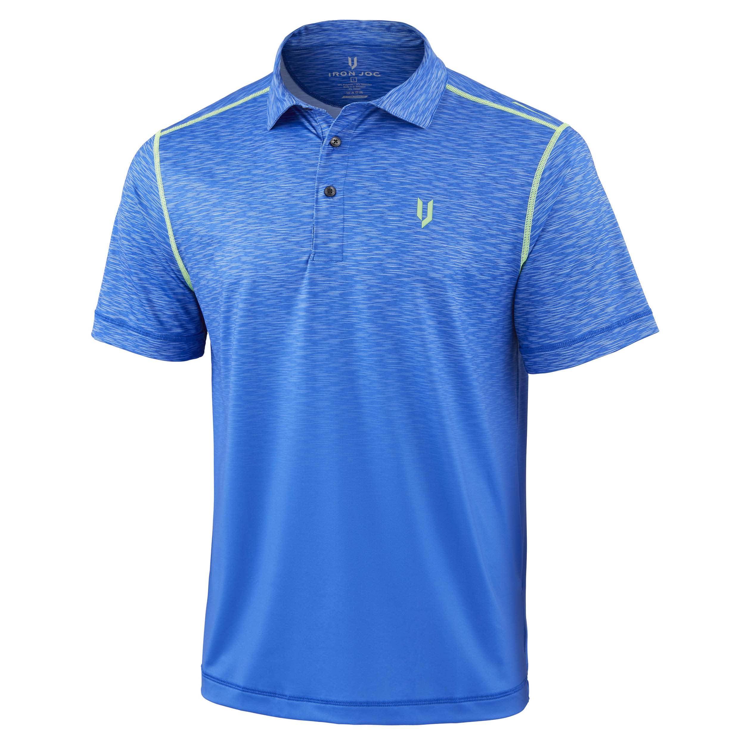 Men's Performance Polo Shirts for Golf & Athletic Wear - Moisture Wicking & Breathable Iron Joc Sportswear - Ideal for Golf, Tennis & Casual Outings