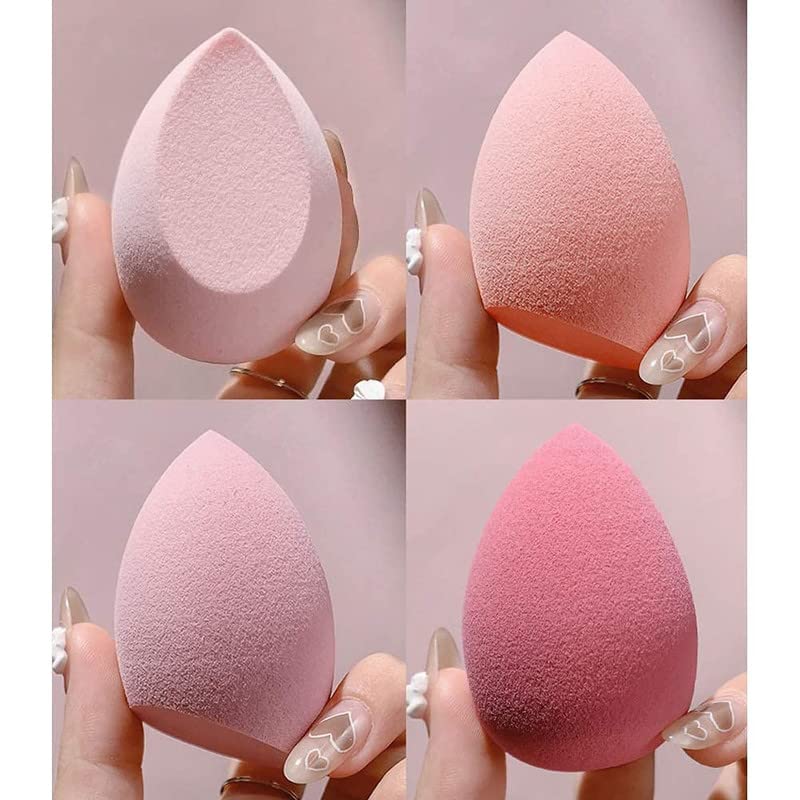 RECTYO GALLERY 8-Piece Makeup Sponge Set - Beauty Blender for Liquid, Powder & Cream Foundation | Multi-Shape Makeup Egg Sponges for Dry & Wet Application | Perfect for Professional Makeup Artists & Everyday Beauty Routine