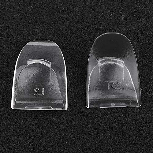 PS4 Controller L2 R2 Trigger Button Extenders - Compatible with PS4, PS4 Slim & PS4 Pro (Clear) - Improve Gaming Performance for FPS, Racing & Action Games