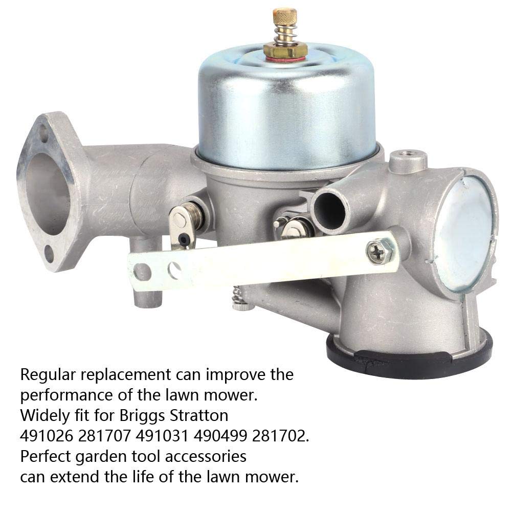 491026 281707 491031 490499 281702 Lawn Mower Carburetor Replacement - Compatible with Garden Tools & Lawn Mowers - Perfect for DIY Repairs & Yard Maintenance