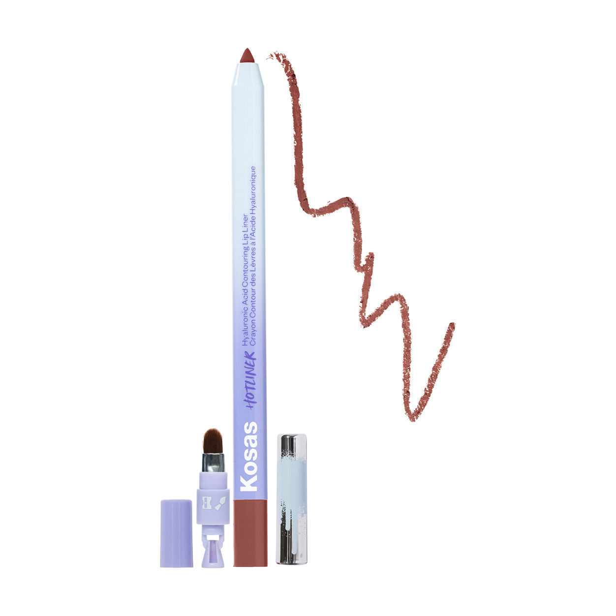 Hotliner Hyaluronic Acid Contouring Lip Liner - Long Lasting Waterproof Lip Pencil for Plump Lips | Perfect for Everyday Wear, Date Night & Special Occasions