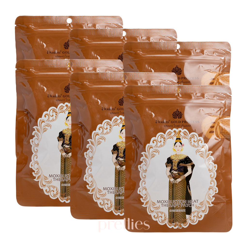 Royal Gold Princess Zingiber Body Mask - 30pcs (5pcs x6 Packs) - Korean Ginger Spa Treatment for Skin Brightening & Detox - Perfect for Home Spa, Self Care & Gift Giving