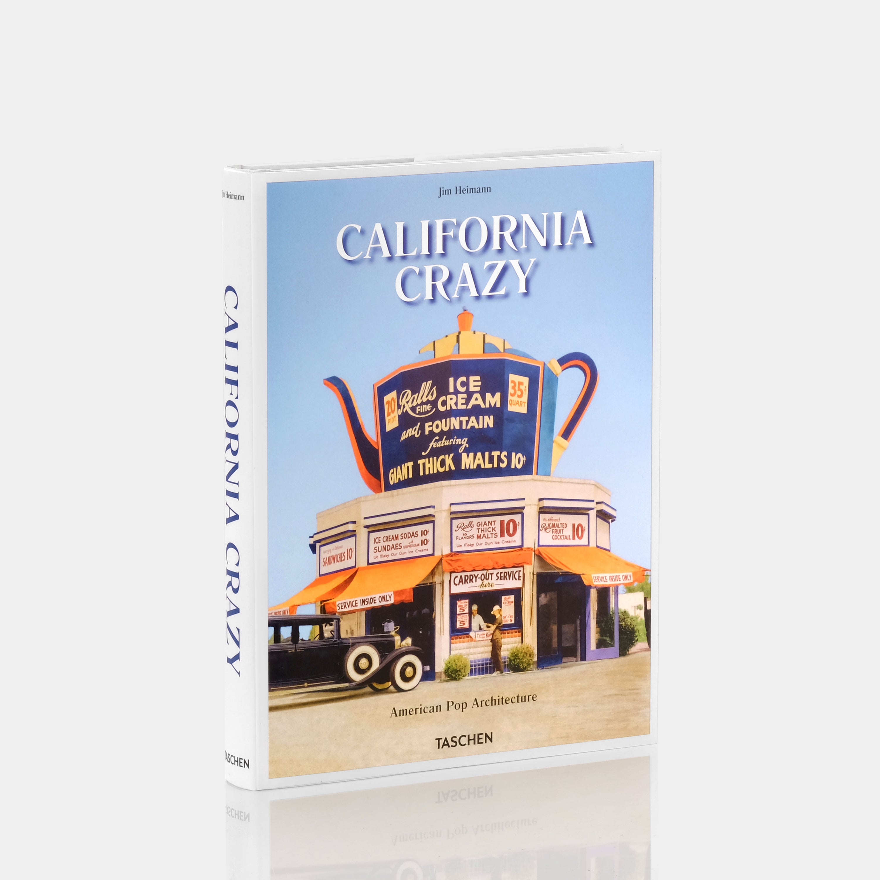 California Crazy: American Pop Architecture Book by Taschen - Explore Iconic Roadside Architecture & Design for Travelers & Collectors