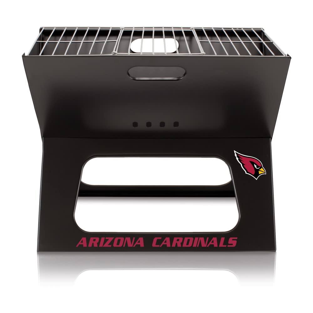 NFL X-Grill Portable Charcoal Grill for Camping, Tailgating & Outdoor BBQ - Compact & Lightweight for Picnics, Backyard Parties & RV Adventures