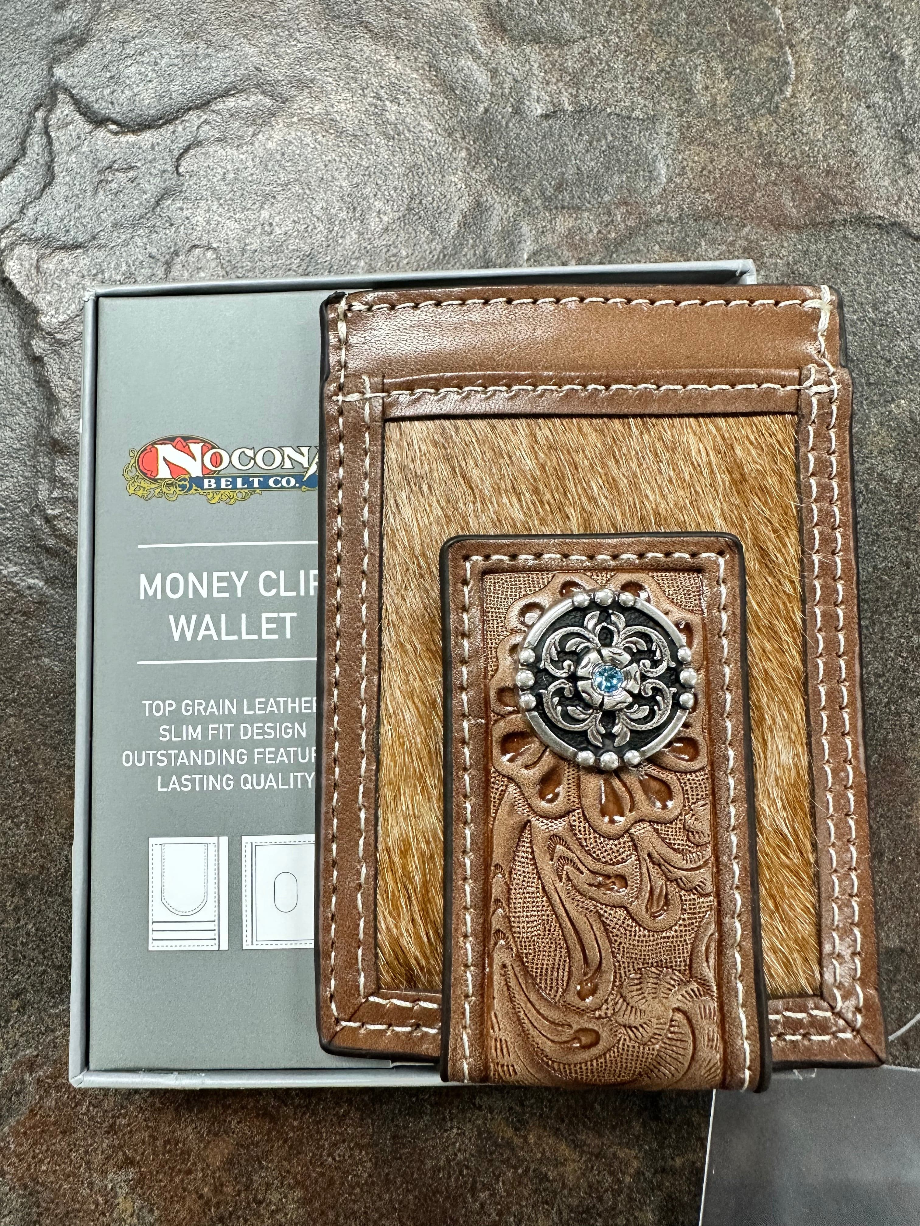 Premium Nocona Genuine Cowhide Leather Wallet for Men - Slim Bifold RFID Blocking - Perfect for Everyday Use, Travel & Business