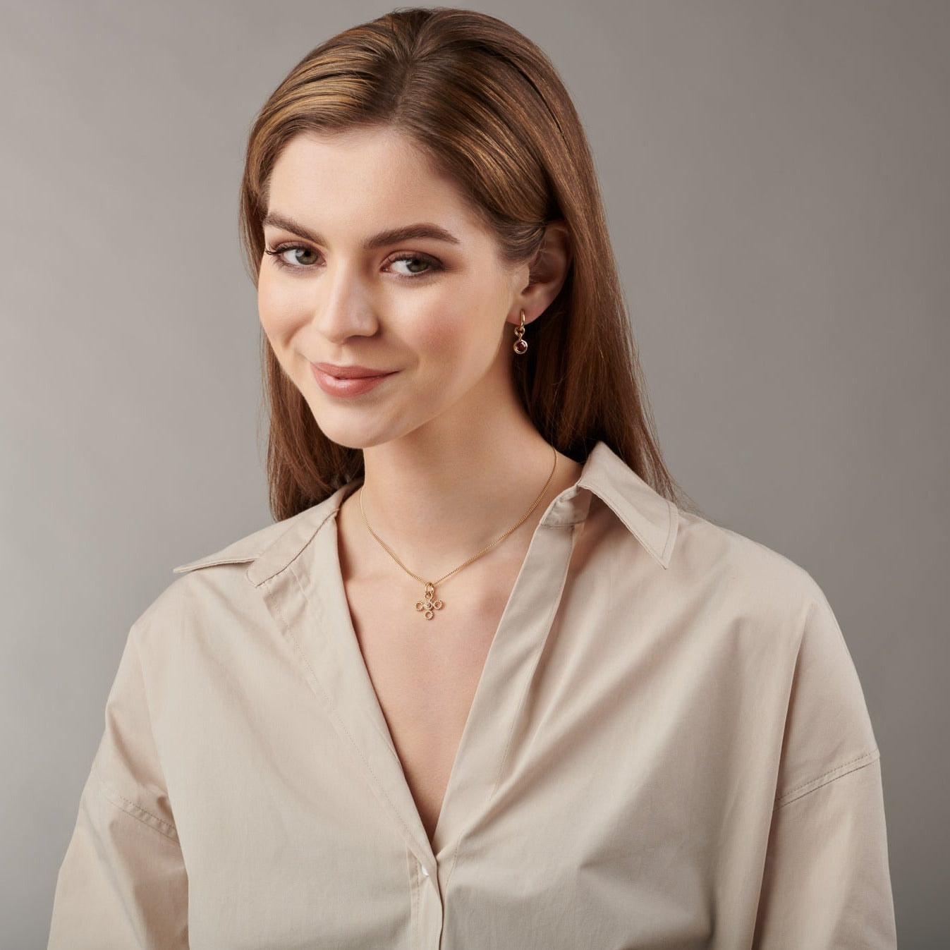 Yellow Gold Ruby Life Savior Pendant Necklace - Elegant Jewelry for Women, Perfect for Gifts, Parties, and Everyday Wear