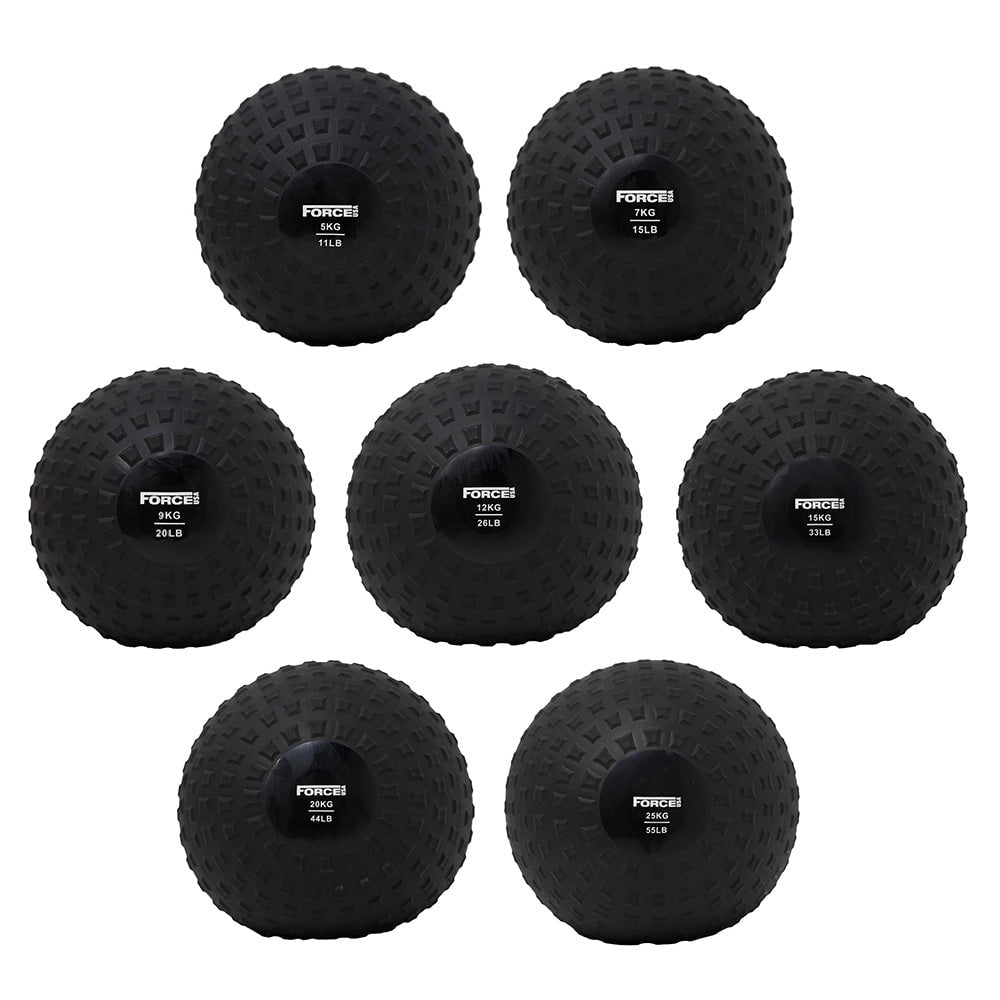 Force USA Slam Ball Functional Training Package - Heavy Duty Workout Equipment for CrossFit, HIIT & Strength Training - Perfect for Home Gym & Outdoor Fitness
