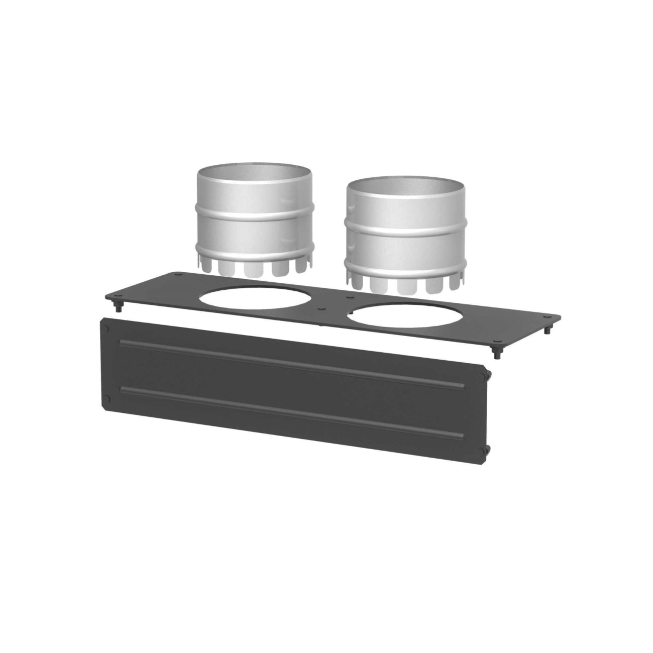 Drolet Hot Air Plenum Kit - High Efficiency HVAC Duct System for Home Heating & Cooling | Perfect for Basements, Garages & Workshops