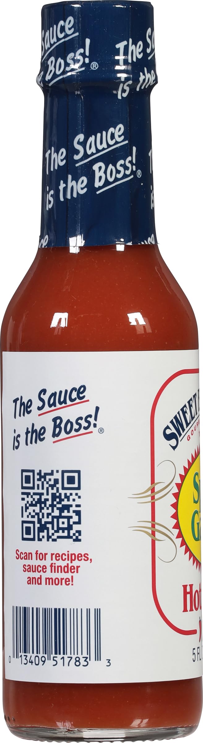 Sweet Baby Ray's Spicy Garlic Hot Sauce - 5 Fl Oz (Pack of 3) | Bold & Tangy BBQ Sauce for Wings, Ribs, Burgers & More | Perfect for Grilling, Dipping & Cooking