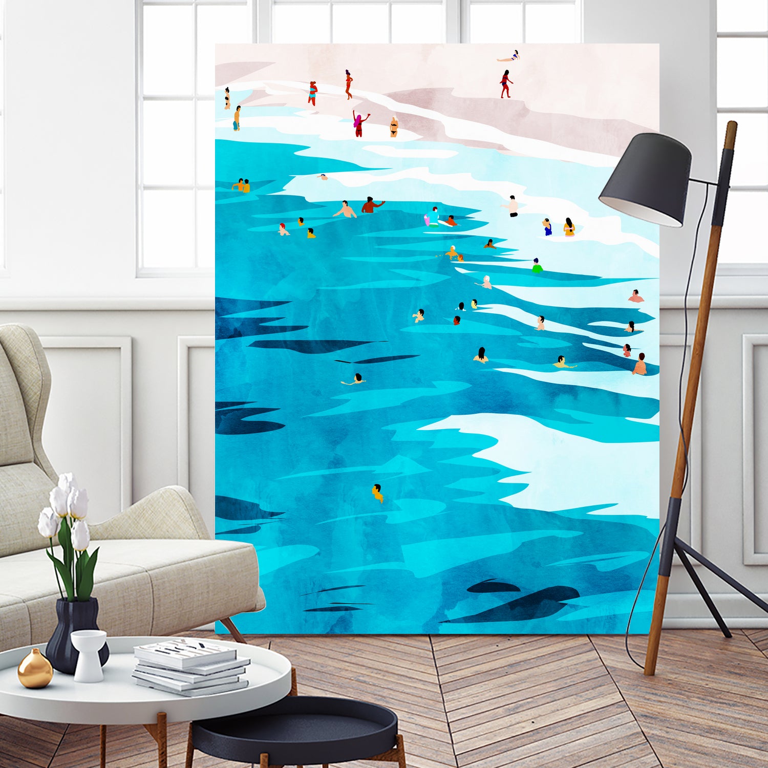 Beach Please - Stylish & Comfortable Beach Towel for Sunbathing, Swimming & Poolside Lounging | Perfect for Summer Vacations, Travel & Outdoor Adventures