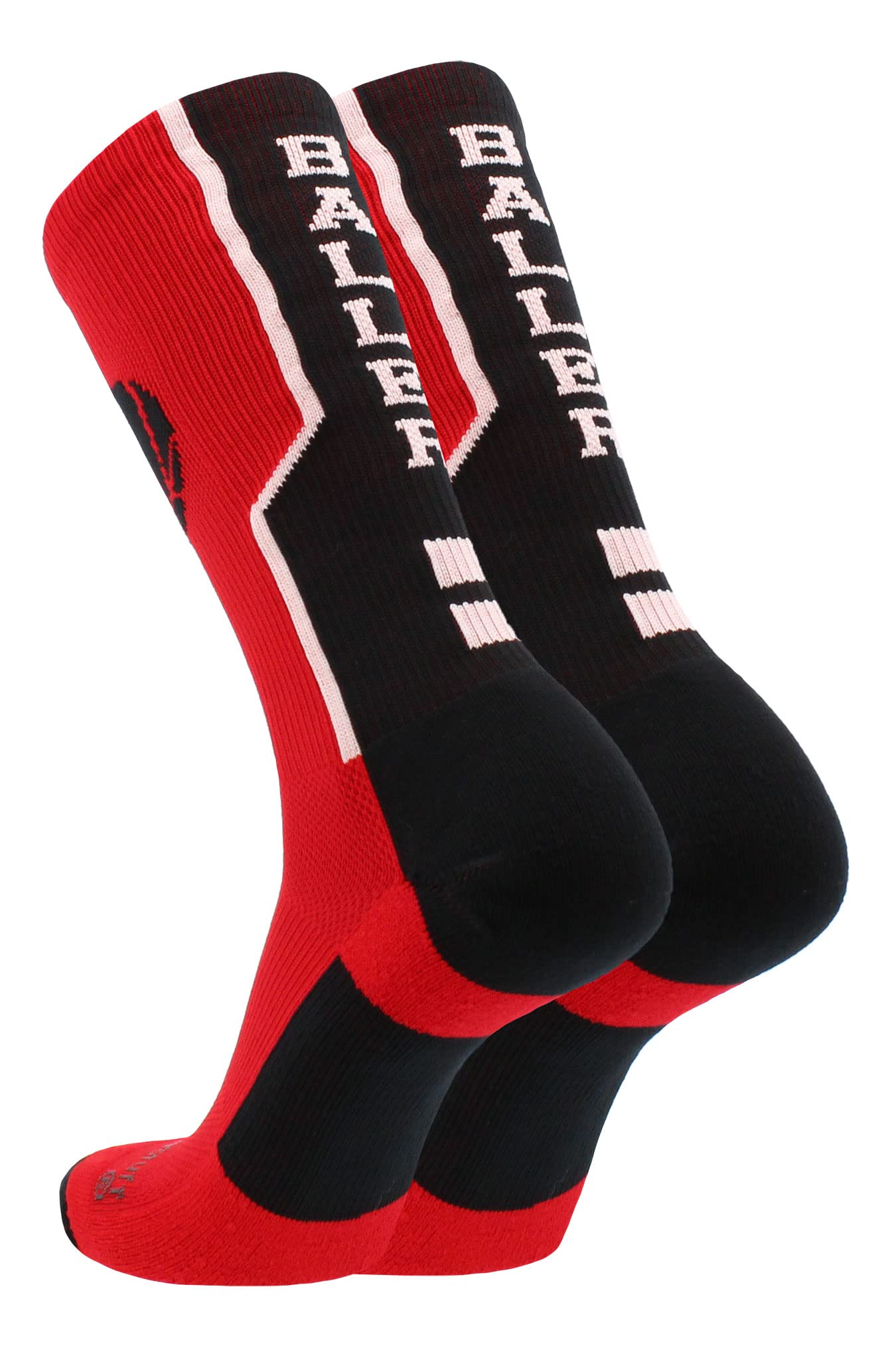 Basketball Crew Socks with Logo - Performance Basketball Socks for Men & Women - Ideal for Games, Practice and Sports Enthusiasts