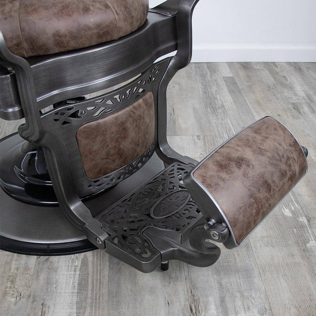 Professional Barber Chair for Salon & Home Use - Heavy Duty Hydraulic Styling Chair with Adjustable Height & Reclining Backrest - Perfect for Haircuts, Shaves & Styling