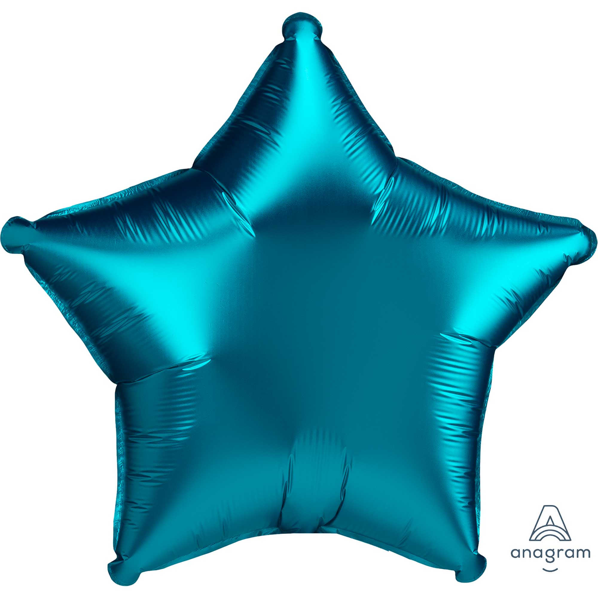 45cm Standard XL Satin Luxe Aqua Star Balloon - Premium Party Decorations for Birthdays, Weddings & Baby Showers