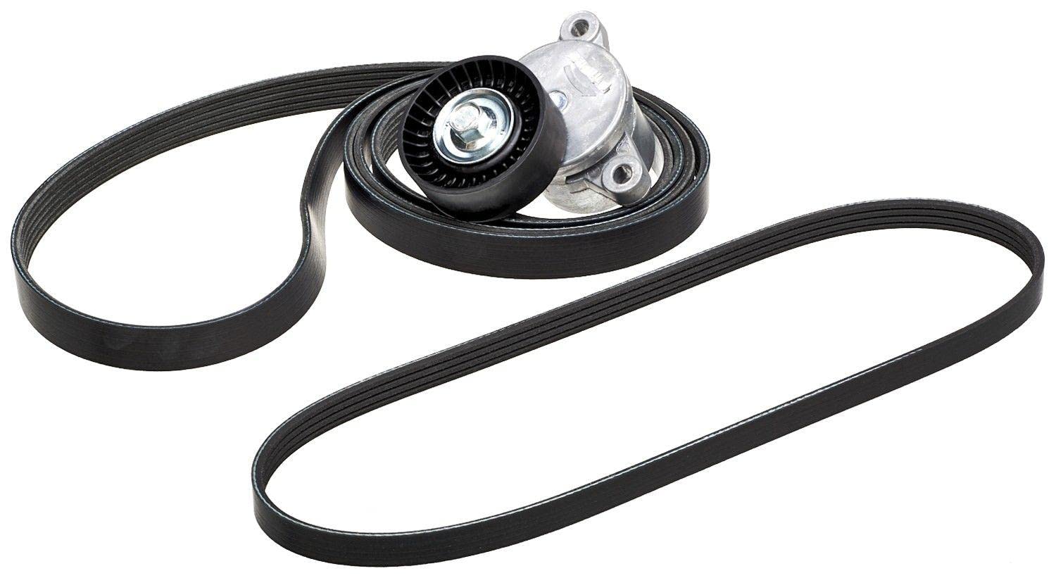 Serpentine Belt Drive Component Kit - Compatible with Ford F150, F250, F350 - Replacement Accessory Belt Drive System for Smooth Engine Performance - Perfect for DIY Auto Repair & Maintenance